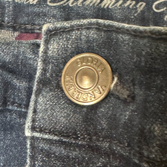 Blue Gloria Vanderbilt Long Shorts, Style Amanda, Size 16 - Picture 6 of 9